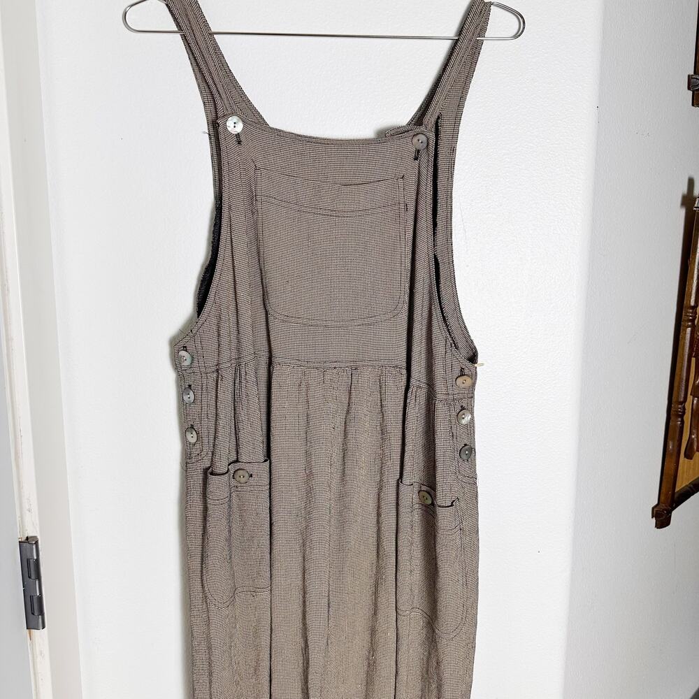 Vintage Jessica Howard Stripe Brown Midi Dress sz 10 - Picture 2 of 10